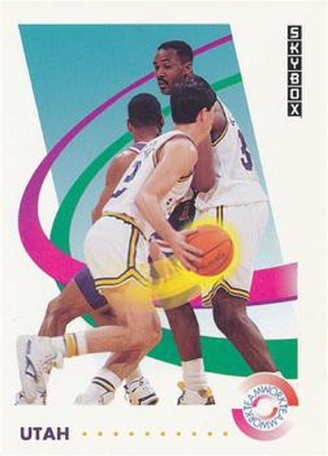 1991 92 SkyBox 484 Karl Malone John Stockton Utah Jazz HOF EBay