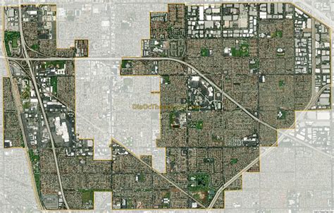 Map of Cerritos city