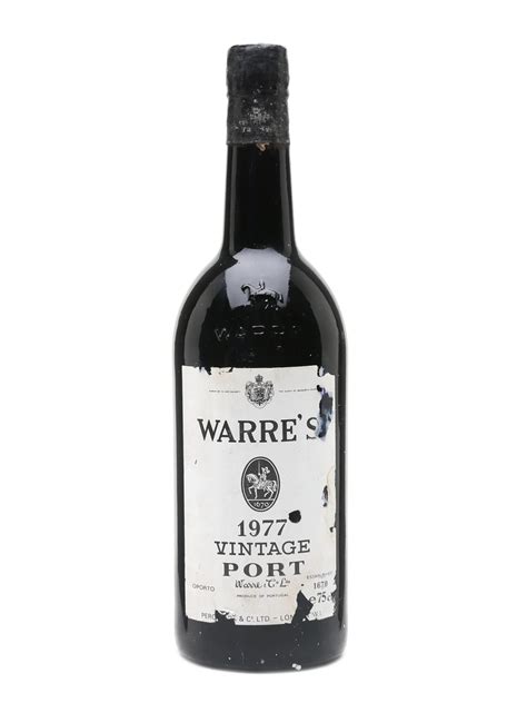 Warre's 1977 Vintage Port - Lot 36120 - Buy/Sell Fortified & Dessert ...