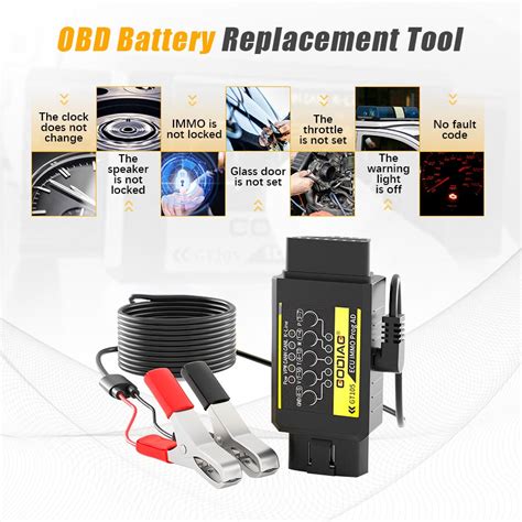 UK EU Ship GODIAG GT105 ECU IMMO Prog Adapter OBD II Break Out Box ECU