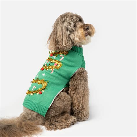 Christmas Dog Sweater – Silver Paw