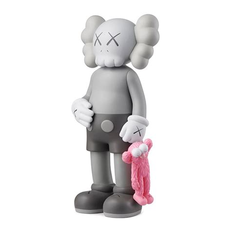 Kaws Open Edition Vinyl Figure Grey Pink 3kicks