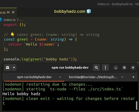 Set The Return Type Of An Arrow Function In TypeScript Bobbyhadz