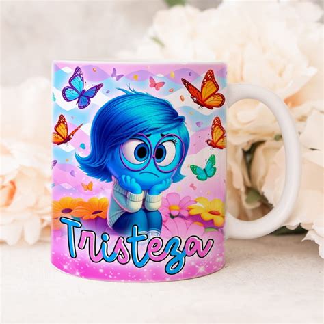 Caneca Divertidamente Tristeza Porcelana Ml Elo