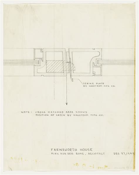 Farnsworth House Section