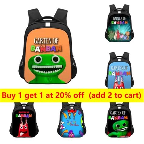 GARTEN OF BANBAN Backpack School Bag Waterproof Student School Gifts ...