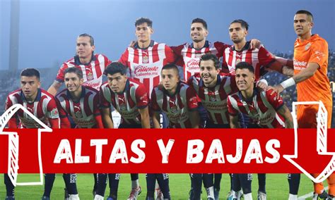 Actualizaci N De Altas Y Bajas De Chivas Previo Al Clausura