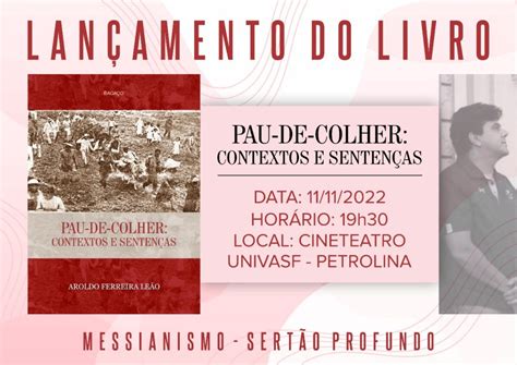 Professor Aroldo Le O Lan A Livro Sobre O Movimento De Pau De Colher