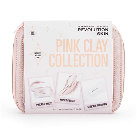 Revolution Skincare The Pink Clay Collection Worth £26 00 Lookfantastic