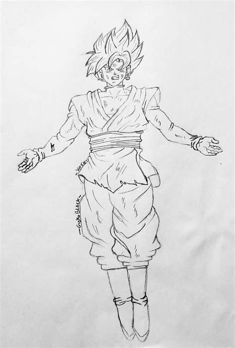 Goku black Full body Drawing (☆ ☆) in 2022 | Body drawing, Drawings ...