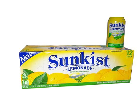 FRESH 12 Pk Sunkist Lemonade Soda Emporium