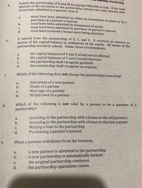 Solved Exercises True Or False Encircle T If The Statement