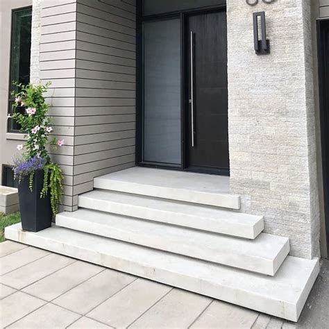 Modern Front Steps Design From Elite Concrete Canada