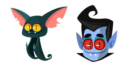 Halloween Bat And Dracula Cursor Custom Cursor