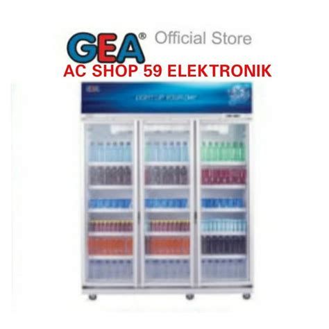 Jual Showcase Gea Expo Ah Cn Lemari Pendingin Minuman Pintu New