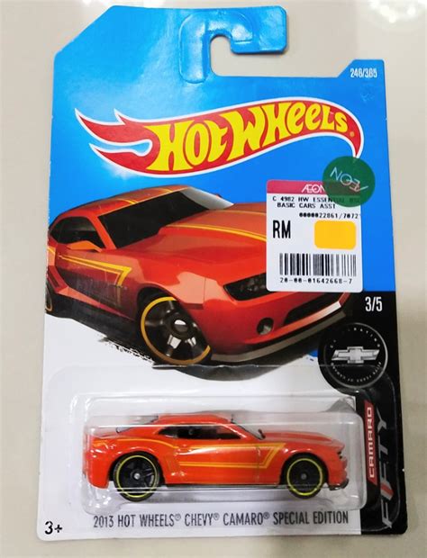 Hot Wheels 2013 Chevy Camaro Special Edition Hobbies Toys Toys Games On Carousell