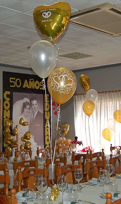 Decoración bodas de oro Haz la mejor BODA de ORO