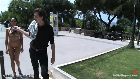 Hot Latina Walked Naked In Public