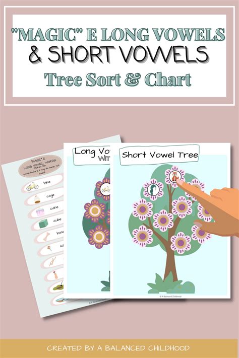 Long Vowel Magic E And Short Vowel Interactive Spring Themed Sort And Chart Magic E Magic E