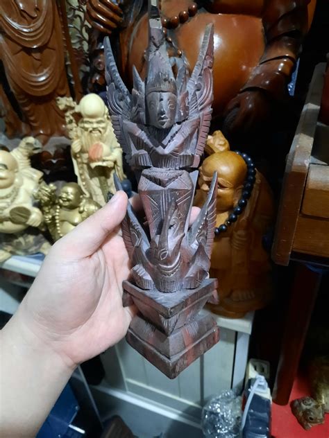 Vishnu Wood Carving Hobbies Toys Memorabilia Collectibles