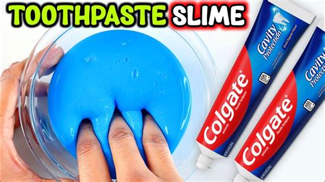 Colgate Toothpaste Slime💦 How To Make Slime With Colgate Toothpaste Asmr Youtube