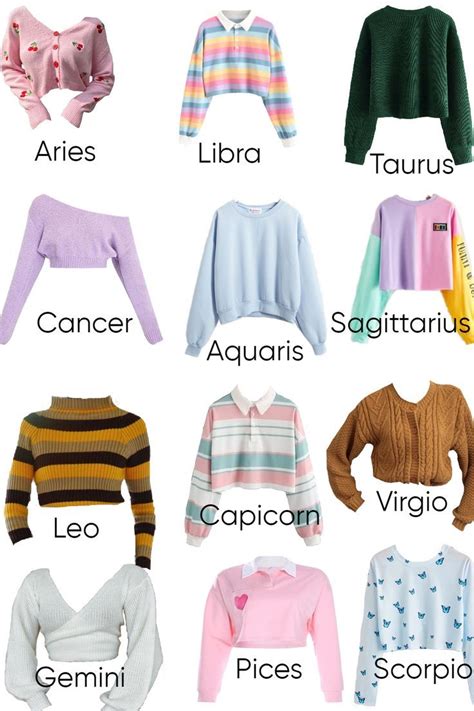 Outfits Kawaii Clothes Capricorn Ideas Jumpers Zodiac