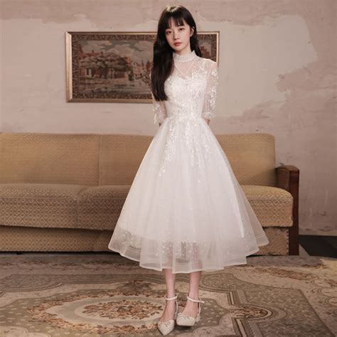 Eaglely White Fairy Evening Dress Women Elegant Luxury High End Annual