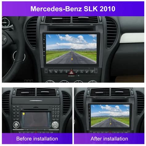 PER MERCEDES BENZ SLK Classe R171 2004 2011 9 Autoradio Android13 RDS