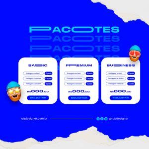 Pacotes Basic Premium Business Designer Gr Fico Social Media Psd