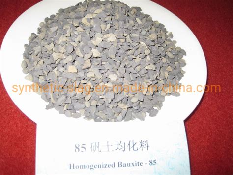 High Alumina Bauxite Ore Raw Material Homogenized Calcined Bauxite