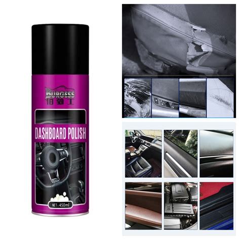 Dashboard Polish Cleaner Aerosol Spray Painting For Car Wash Product