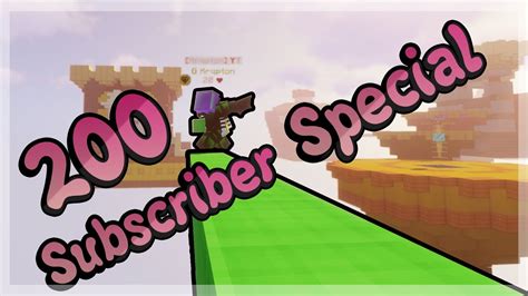 Subscriber Special Hypixel Bedwars Montage Youtube