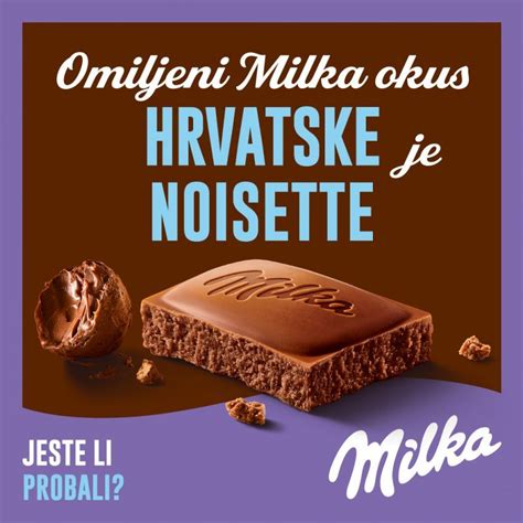 Milka Noisette Je Omiljena Okolada U Hrvatskoj