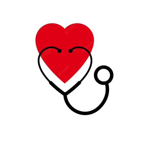 Cardiología Concepto Vector Simple Icono O Logotipo Aislado