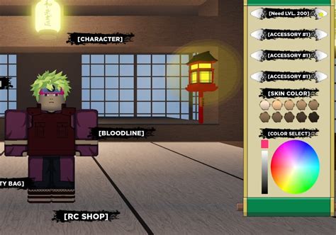 Shindo Life - How To Customize Character, Colors, Elements and ...