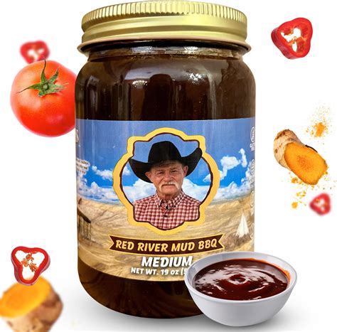 Amazon.com : Kent Rollins Barbeque Sauces - Gluten Free Red River Mud