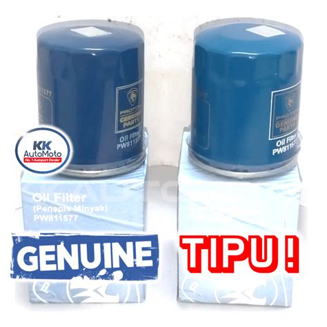 X Pw Genuine Oil Filter Biru Proton Saga Blm Fl Flx Persona Lama