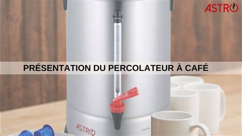 Utilisation Du Percolateur A Cafe YouTube