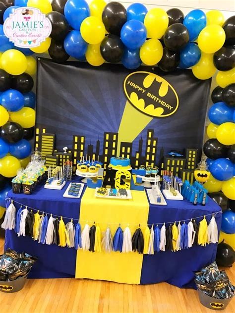 Batman Birthday Party Ideas Jamies Cake Pops And Creative Events Batman