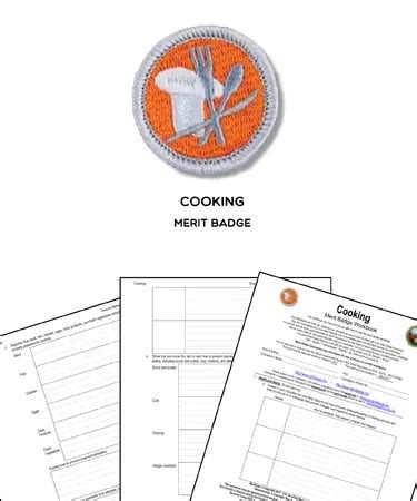 Bsa Cooking Merit Badge Worksheet