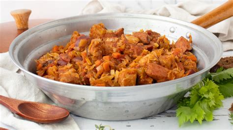 Hearty Bigos Polish Hunters Stew Recipe