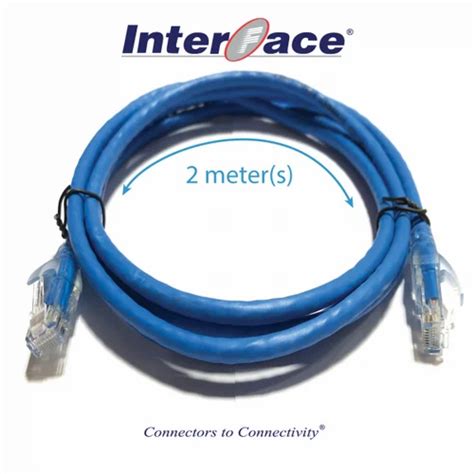 Interface Cat Awg Utp Patch Cord Blue Meter S At Best Price In