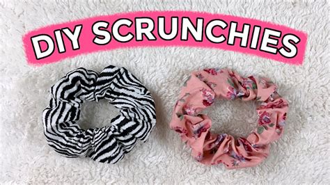 How To Make Scrunchies Tutorial