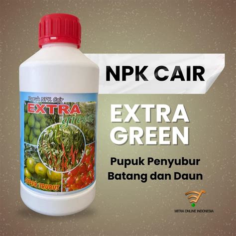 Jual Pupuk Npk Cair Extragreen Penghijau Daun Pelebat Daun Dan Cabang