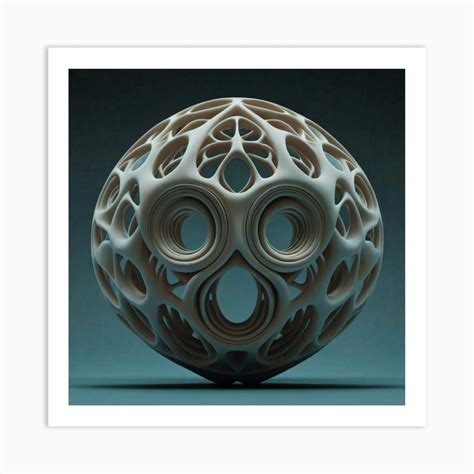 3d Printed Sphere 3 Art Print by ArtfulExplorer - Fy