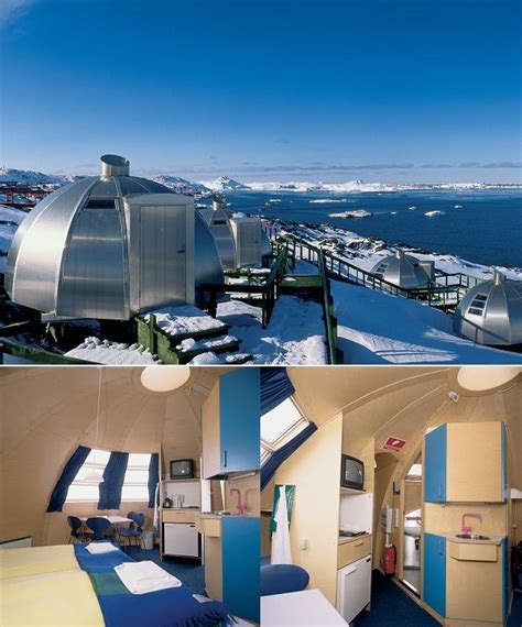 Igloo Huts Hotel Arctic Ilulissat Greenland I Can Endure This Easily Easier Than Filthy