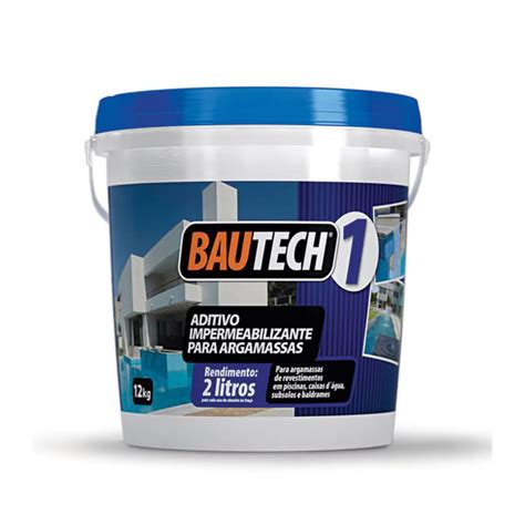 Aditivo Impermeabilizante Para Argamassas Bautech 1 12L Compretop