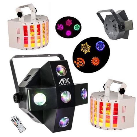 PACK 3 jeux de lumière puissants et performants avec 2 LED DERBY 1