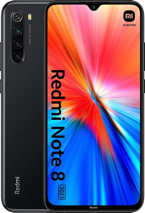 Xiaomi Redmi Note 8 2021 2021 4GB 664GB 6 3 Espaço Negro