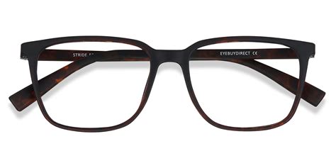 Stride Rectangle Tortoise Full Rim Eyeglasses Eyebuydirect Canada